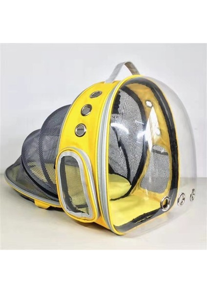Harcanan Mavi L Kedi Çantası Şeffaf Genişleme Uzay Kapsülü Evcil Hayvan Çantası Teddy Taşınabilir Çanta Köpek Çantası Sırt Çantası Köpek Kedi Malzemeleri (Yurt Dışından) fırsatları
