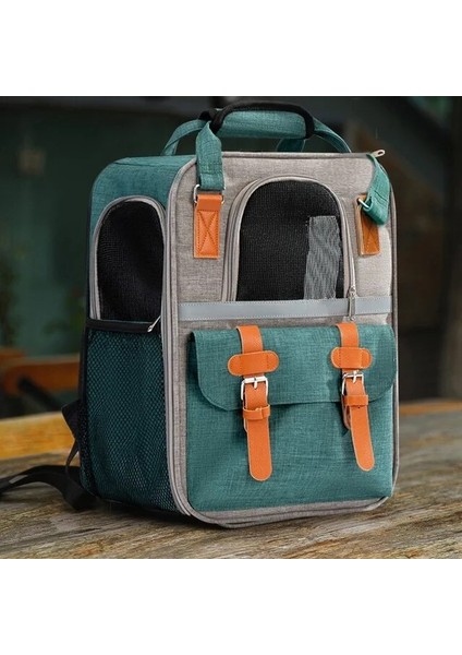 Göl Yeşil Evcil Hayvan Taşıma Çantası Kedi Sırt Çantası Moda Omuz Sırt Çantası Taşıyıcı Kediler Için Küçük Köpek Yavrusu Açık Taşıma Sırt Çantası Pet Malzemeleri (Yurt Dışından)