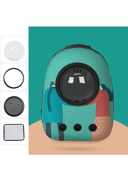 Koruyucu L Kedi Sırt Çantası Kedi Taşıyıcı Şişman Kedi Çantası Nefes Alabilir Taşıma Seyahat Çantası Köpek Uzay Kapsülü Evcil Hayvan Kapsülü Astronot Sırt Çantası Evcil Hayvanlar Için (Yurt Dışından)