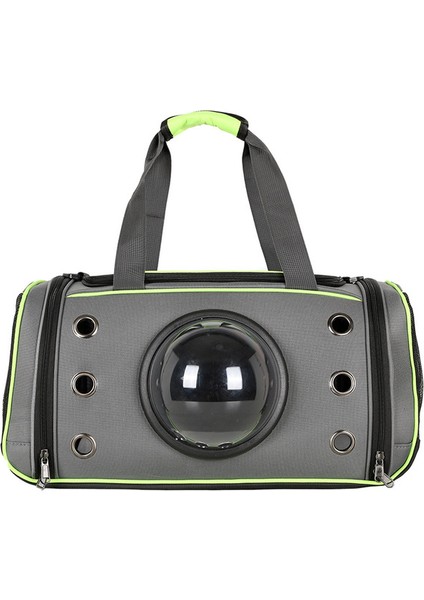 Yeşil 44X24X27CM Taşıyıcı Kedi Köpek Taşıma Seyahat Aksesuarları Evcil Hayvan Bayan Çantası ve Süper Hayvanlar Omuz Sepeti Sırt Çantası Tavşan Sandık Tote (Yurt Dışından)
