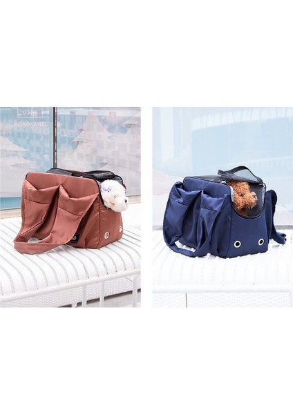 Mavi Köpek Taşıma Çantası Pet Yumuşak Çanta Taşıyıcı Küçük Orta Kedi Köpek Nefes Seyahat Çantası Hafif Omuz Çantası Açık Taşıma Çantası (Yurt Dışından) indirimleri