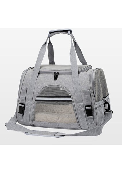 Gri Köpek Taşıyıcı Sırt Çantası Kedi Küçük Köpekler Taşıma Çantası Evcil Hayvan Çanta Araba Pet Taşıma Kutusu Seyahat Nefes Kedi Sırt Çantası (Yurt Dışından)