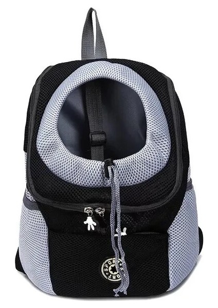 Siyah L Pet Kedi Köpek Yavru Taşıma Çantası Sırt Çantası Açık Çift Omuz Kolu Taşınabilir Seyahat Nefes Sırt Çantası Kaniş Bulldog Corgi (Yurt Dışından)