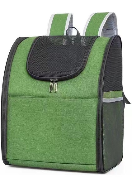 Gri Evcil Hayvan Malzemeleri Kedi Sırt Çantası Düz Renk Büyük Kapasiteli Yan Açılış Katlanabilir Taşınabilir Nefes Rahat Köpek Çantası Seyahat Pet (Yurt Dışından) indirimleri