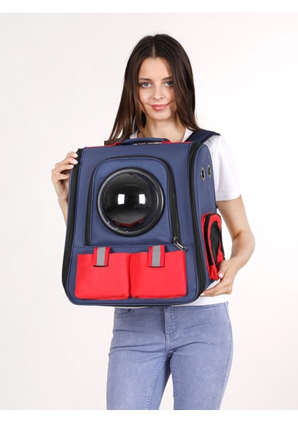 Mavi Kedi Taşıma Çantaları Nefes Pet Taşıyıcılar Küçük Köpek Kedi Sırt Çantası Seyahat Uzay Kanvas Sırt Çantası Kedi Taşıyıcı Sırt Çantası (Yurt Dışından) fırsatları