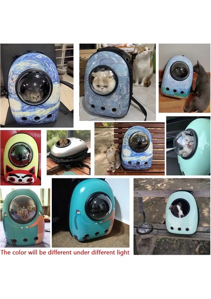 Yeşil L Kedi Sırt Çantası Kedi Taşıyıcı Şişman Kedi Çantası Nefes Taşıma Seyahat Çantası Köpek Uzay Kapsülü Evcil Hayvan Kapsülü Astronot Sırt Çantası Evcil Hayvanlar Için (Yurt Dışından) modelleri