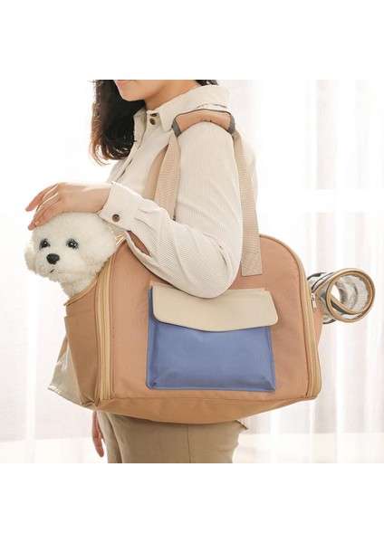 Bir Köpek Sırt Çantası Yavru Çanta Köpek Taşıma Çantası Evcil Hayvan Sırt Çantası Çadır Pet Evcil Hayvan Çantası Çok Fonksiyonlu Köpek Tek Omuz B T9R9 (Yurt Dışından) fiyatları