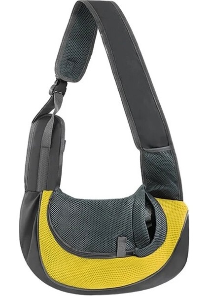 Sarı S A0NA Köpek ve Kedi Taşıyıcıları Eller Serbest Evcil Hayvan Askıları Omuz Çantası Nefes Alabilen Torbalar Yavru Köpekler Için Uygun Küçük Köpekler ve Kediler (Yurt Dışından)