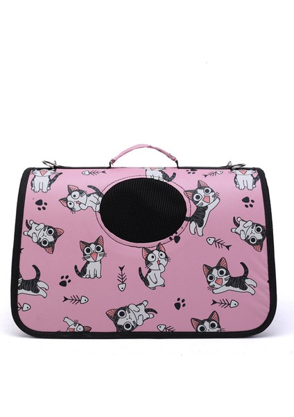 13 M 45X29X23 cm Köpek Çantaları Taşınabilir Kedi Taşıyıcı Nefes Küçük Köpekler Için Katlanabilir Kediler Çanta Seyahat Evcil Hayvan Çantası Taşıma Sırt Çantası (Yurt Dışından)