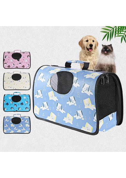 S Pet Köpek Kedi Çantası Omuz Taşınabilir Çapraz Asılı Sırt Çantası El-Taşınan Nefes Alabilir Hafif Köpek Kedi Çantası Taşıma Için Dışarı Çıkma Bavul (Yurt Dışından) fiyatları