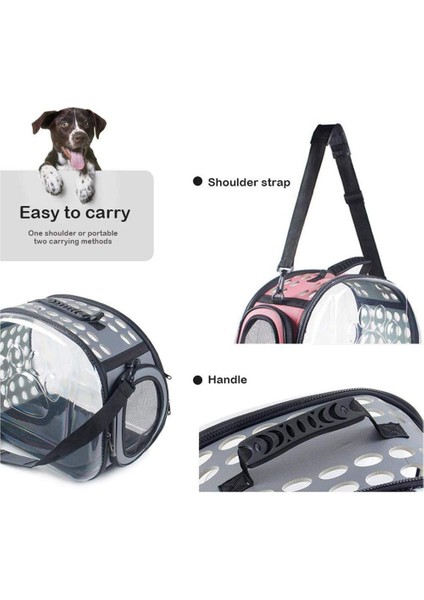 Siyah 36X20X22CM Şeffaf Kedi Köpek Taşıma Çantası Uzay Kapsülü Katlanabilir Nefes Alabilir Pet Seyahat Çantası Açık Sırt Çantası Köpek Seyahat Taşıma Çantası (Yurt Dışından) fırsatları