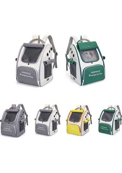 YELLOW02 Pet Kedi Taşıma Çantası Nefes Taşınabilir Kedi Sırt Çantası Açık Küçük Köpek Taşıma Taşıma Çantası Yastıklı Kedi Sırt Çantası Taşıyıcılar (Yurt Dışından) modelleri