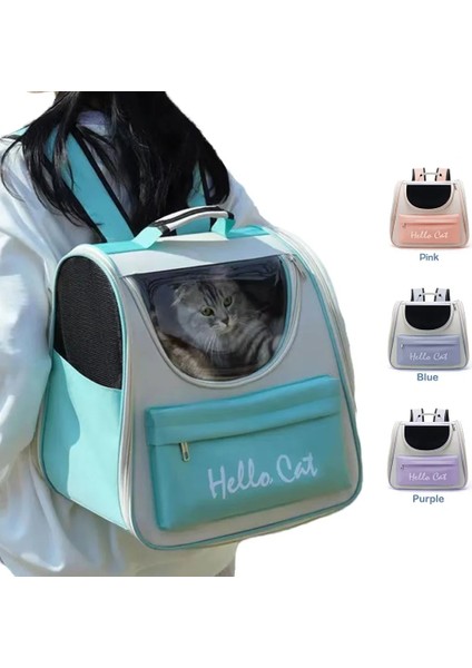 Pembe Kedi Sırt Çantası Taşıyıcı Şeffaf Köpek Çantası Taşınabilir Evcil Hayvan Sırt Çantası Yavru Yavru Uzay Kapsülü Kediler Küçük Köpekler Için Taşıyıcılar Seyahat (Yurt Dışından) modelleri