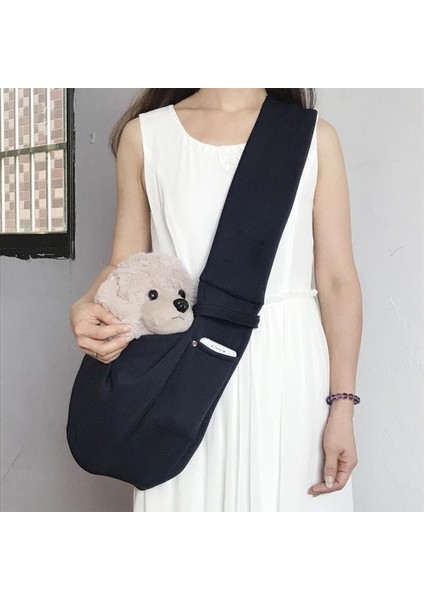 Siyah Pet Köpek Kedi Köpek Seyahat Açık Nefes Omuz Çantası Taşıma Sling Taşıyıcı (Yurt Dışından) modelleri