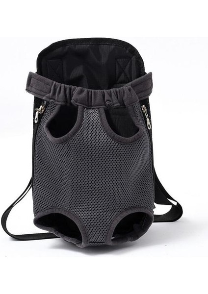 Gri L Nefes Pet Köpek Örgü Taşıyıcı Sırt Çantası Açık Seyahat Ürünleri Kamuflaj Çanta Küçük Köpek Kedi Chihuahua Örgü Sırt Çantası (Yurt Dışından)