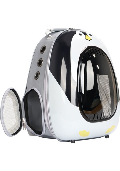 Penguin Grey-A M Kedi Çantası, Taşınabilir ve Nefes Alabilen, Evcil Hayvan Sırt Çantası, Kedi Kafesi, Uzay Kapsülü, Kedi Malzemeleri, Kedi Sırt Çantası, Köpek (Yurt Dışından)