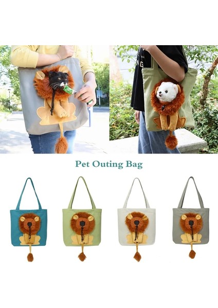 8 Rulo Aslan Şekli Kedi Taşıyıcı Çantalar Ayarlanabilir Fermuar Taşıma Çantası Köpekler Için Açık Pet Omuz Çantaları Köpek Taşıyıcı Kanvas Tote Kese (Yurt Dışından) fiyatları