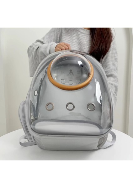 H M Kedi Taşıma Çantaları Kedi Çantası Nefes Taşınabilir Evcil Hayvan Taşıma Çantası Açık Seyahat Sırt Çantası Kedi Köpek Için Şeffaf Uzay Evcil Hayvan Sırt Çantası (Yurt Dışından) indirimleri