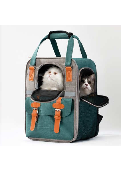 Yeşil Evcil Hayvan Sırt Çantası Büyük Nefes Yavru Seyahat Çantası Taşınabilir Çanta Köpek Taşıma Çantası Lüks Köpek Taşıyıcı Kedi Kafesi Evcil Hayvan Aksesuarları (Yurt Dışından) indirimleri