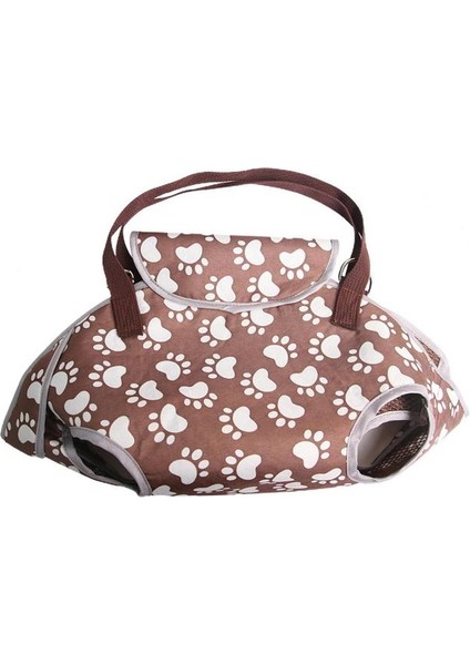 Tan M Evcil Hayvan Taşıma Çantası Seyahat Taşıma Çantası Kedi Malzemeleri Ayarlanabilir Askı Raptiye Bandı Nefes Sevimli Baskılar Çanta Gezi Taşınabilir (Yurt Dışından)