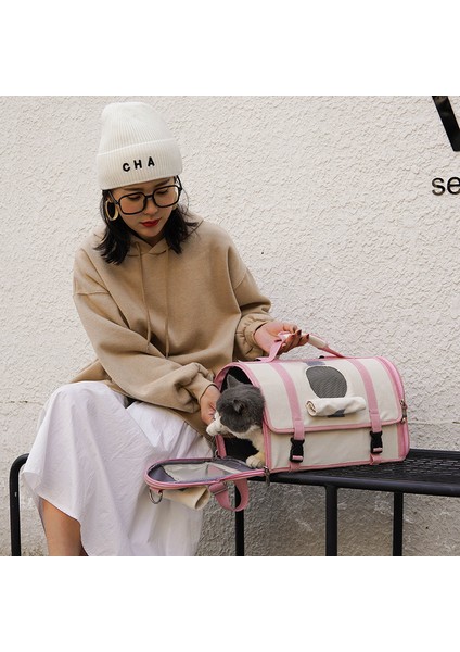 Bej S 2 In 1 Son Kedi Taşıma Çantaları Nefes Alabilen Pet Taşıyıcılar Köpek Kedi Sırt Çantası Seyahat Açık Taşınabilir Ambalaj Taşıma Çantası (Yurt Dışından) modelleri