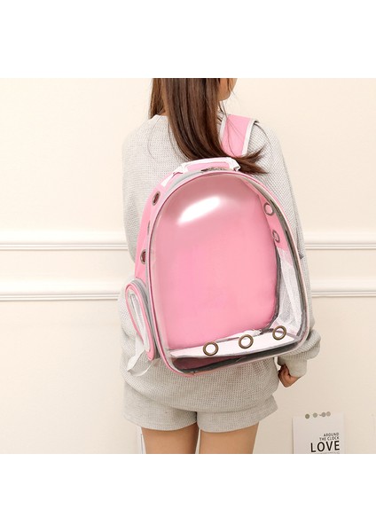 Gri Pet Kedi Taşıma Çantası Nefes Taşınabilir Pet Açık Seyahat Sırt Çantası Şeffaf Çanta Taşıyıcı Evcil Hayvan Taşıma Uzay Kapsülü Çantası (Yurt Dışından) fırsatları