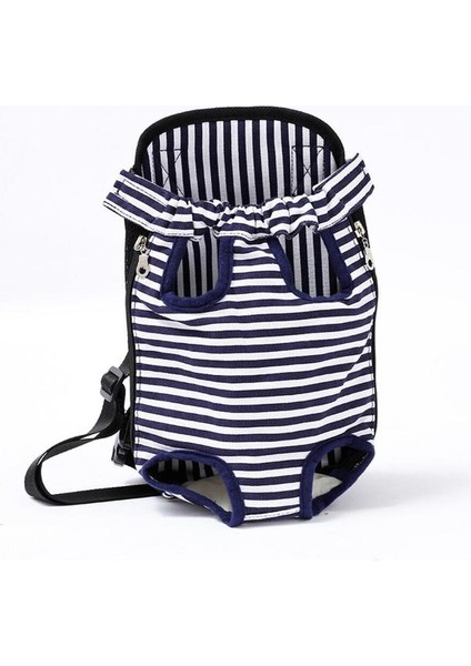 Mavi Beyaz Şeritler S Nefes Pet Köpek Örgü Taşıyıcı Sırt Çantası Açık Seyahat Ürünleri Küçük Köpek Kedi Chihuahua Örgü Sırt Çantası Için Kamuflaj Çantalar (Yurt Dışından)