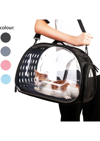 Siyah 42X33X28CM Taşıyıcı Kedi Köpek Taşıma Seyahat Aksesuarları Evcil Hayvan Bayan Çantası ve Süper Hayvanlar Omuz Sepeti Sırt Çantası Tavşan Sandık Tote (Yurt Dışından) fiyatları