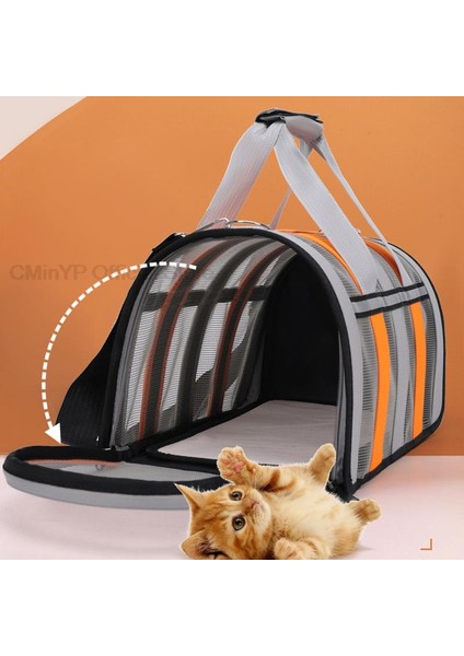 Style1 Turuncu M 8 Renk Nefes Pet Taşıyıcı Kedi Sırt Çantası Oxford Bez Çanta Katlanabilir Kediler Çanta Taşıma Çantası Kediler Köpek Için Taşınabilir Taşıma (Yurt Dışından) fırsatları