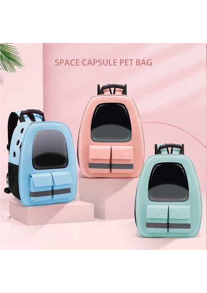 Açık Pembe Kedi Sırt Çantası Nefes Seyahat Evcil Hayvan Çantası Yükseltme Uzay Kapsülü Kedi Çantası Küçük Köpekler ve Kediler Için Uygun Pet Taşıma Malzemeleri (Yurt Dışından) fiyatları