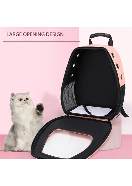 Açık Pembe Kedi Sırt Çantası Nefes Seyahat Evcil Hayvan Çantası Yükseltme Uzay Kapsülü Kedi Çantası Küçük Köpekler ve Kediler Için Uygun Pet Taşıma Malzemeleri (Yurt Dışından) indirimleri