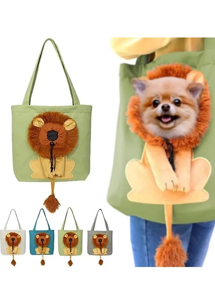 Açık Gri 35X40 cm Pet Kanvas Omuz Taşıma Çantası Evcil Hayvan Taşıyıcı Kedi Taşıma Kedi Çantası (Yurt Dışından) fırsatları