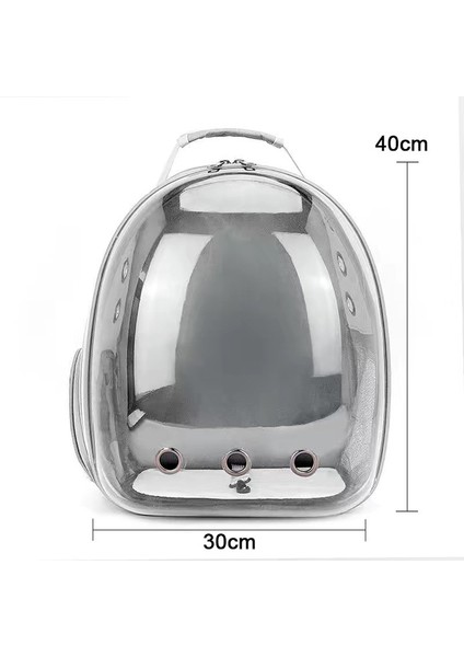 Gri Kedi Çantası Nefes Taşınabilir Evcil Hayvan Taşıma Çantası Açık Seyahat Sırt Çantası Kedi ve Köpek Için Şeffaf Uzay Evcil Hayvan Sırt Çantası (Yurt Dışından) fiyatları