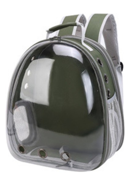 Yeşil Evcil Hayvan Malzemeleri Kedi Şeffaf Çanta Seyahat Açık Yürüyüş Taşınabilir Sırt Çantası Genişletebilir Büyük Kapasiteli Pet Kanvas Çanta (Yurt Dışından) fiyatları