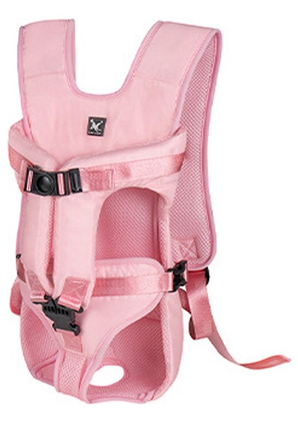 Pembe Xl Evcil Hayvan Taşıyıcı Sırt Çantası Taşınabilir Kedi Köpek Sırt Çantası Nefes Yumuşak Çift Omuz Ön Göğüs Çantası Küçük Orta Köpek Için Evcil Hayvan Malzemeleri (Yurt Dışından)
