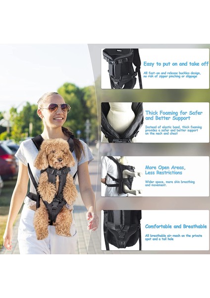 Pembe Xl Evcil Hayvan Taşıyıcı Sırt Çantası Taşınabilir Kedi Köpek Sırt Çantası Nefes Yumuşak Çift Omuz Ön Göğüs Çantası Küçük Orta Köpek Için Evcil Hayvan Malzemeleri (Yurt Dışından) fiyatları