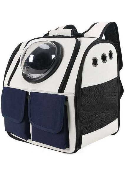 Beyaz Dört Mevsim Mevcut Büyük Sırt Çantası Pet Uzay Sırt Çantası Dışarı Çıkmak Taşınabilir Evcil Hayvan Çantası Nefes Kedi Çantası Köpek Sırt Çantası Altı Renk (Yurt Dışından)