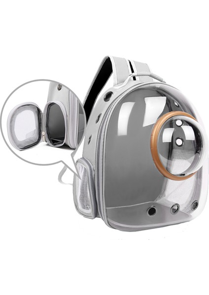 Mavi Kedi Uzay Kapsülü Sırt Çantası Pet Köpek Taşıma Çantası Nefes Taşınabilir Şeffaf Sırt Çantası Astronot Pencere Kabarcık Seyahat Çantası (Yurt Dışından) modelleri