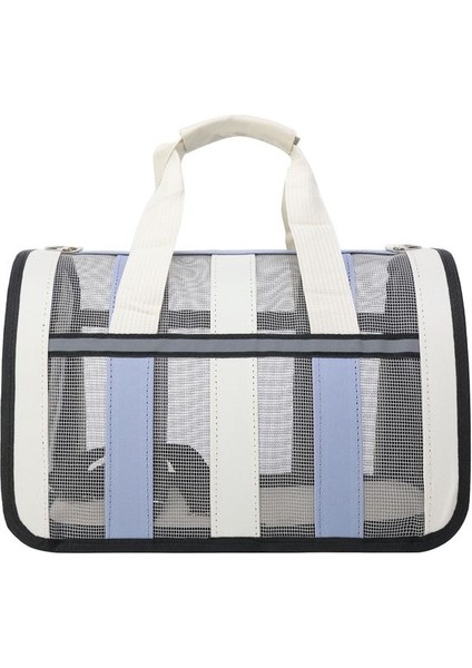 Gök Mavisi M 41X27X25 cm Taşınabilir Kedi Taşıma Çantası Pet Araba Seyahat Kasaları Araç Katlanır Yumuşak Yatak Orta Yavru Köpek Için Katlanabilir Kulübesi Evi (Yurt Dışından)