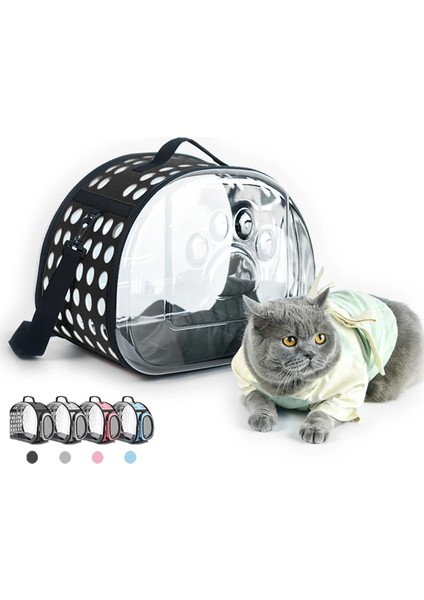 Pembe S(37X22X21CM) Kedi Köpek Taşıma Çantası Taşıma Seyahat Nefes Alabilir Pet Çanta Taşınabilir Omuz Sepeti Sırt Çantası Tavşan Tote Şeffaf Kafes (Yurt Dışından) fiyatları