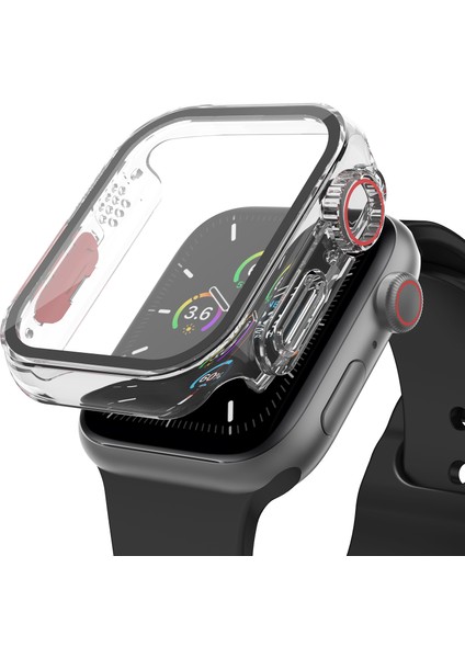 Apple Watch 40 mm Kasa ve Ekran Koruyucu Watch Ultra Görünümlü Sert Pc Fit Kalıp