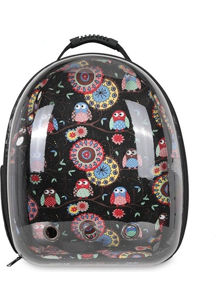 Siyah Baykuş Evcil Hayvan Sırt Çantası Şeffaf Uzay Kapsülü Taşınabilir Kedi Taşıma Çantaları Taşıma Nefes Alabilen Su Geçirmez Çanta Seyahat Dış Mekan Ürünü (Yurt Dışından) indirimleri