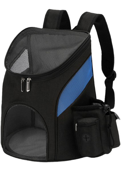 Mavi ve Siyah L-Altında 7.5 kg Açık Seyahat Pet Kedi Taşıyıcı Sırt Çantası Kediler Için Yaz Nefes Alabilir Kedi Taşıma Çantası Evcil Hayvanlar Için Ürünler Ürünler Mochila Para Gato (Yurt Dışından)