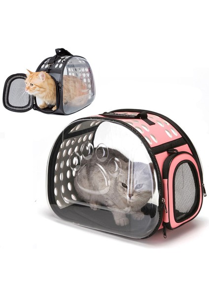 Siyah 36X20X22CM Kedi Taşıma Çantası Kedi Kafesi Taşıma Sırt Çantası Köpek Kedi Çantası Seyahat Pet Taşınabilir Nefes Taşıyıcı Şeffaf Sırt Çantası Kediler Için Pet (Yurt Dışından) fiyatları
