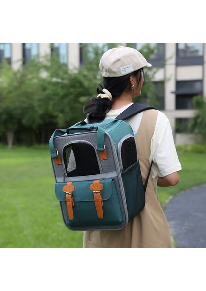 Mavi 0-10 kg Kedı Evcil Hayvan Taşıyıcıları Nefes Örgü Köpek Sırt Çantası Katlanabilir Büyük Kapasiteli Kedi Taşıma Çantası Açık Seyahat Evcil Hayvan Malzemeleri Çantası (Yurt Dışından) fiyatları