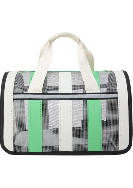 Yeşil M 41X27X25CM Taşınabilir Kedi Taşıma Çantası Pet Araba Seyahat Kasaları Araç Katlanır Yumuşak Yatak Katlanabilir Köpek Kulübesi Evi Orta Yavru Köpek Için (Yurt Dışından)