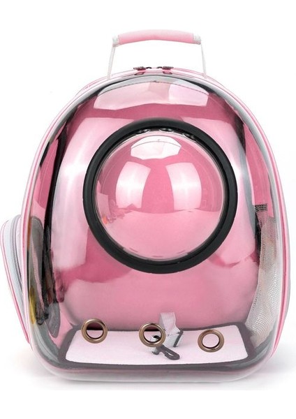 Pembe Astronot Pencere Kabarcık Taşıma Seyahat Çantası Evcil Hayvan Uzay Nefes Kapsül Taşıma Köpek Kedi Şeffaf Sırt Çantası Evcil Hayvan Taşıma Çantası (Yurt Dışından)