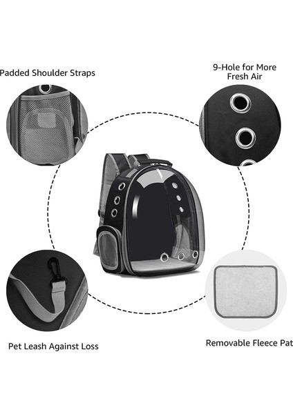 Gri Kedi Çantası Köpek Çantası Evcil Hayvan Çantası Dışında Evcil Hayvan Çantası Taşıma Uzay Kapsülü Sırt Çantası Nefes Alabilir Taşınabilir Seyahat Şeffaf Çanta Kedi Sırt Çantası (Yurt Dışından) fiyatları