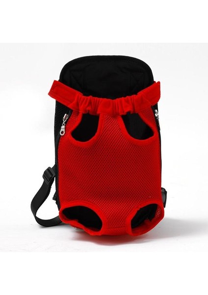 Kırmızı Xl Nefes Pet Köpek Örgü Taşıyıcı Sırt Çantası Açık Seyahat Ürünleri Kamuflaj Çanta Küçük Köpek Kedi Chihuahua Örgü Sırt Çantası (Yurt Dışından)