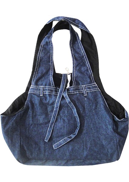Koyu Mavi 33X17X53CM Battilo Köpek Çantası Küçük Pet Denim Çanta Köpek Sling Taşıyıcı Eller Serbest Evcil Hayvan Taşıyıcı Açık Tek Omuz Çantası Köpek Trave Çanta (Yurt Dışından) fırsatları